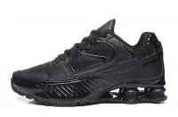 chaussures nike shox enigma 9000 r4 pour homme shark black